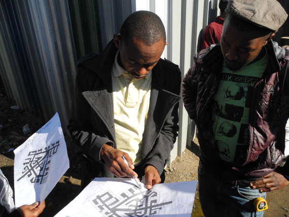 Planning reblcoked Layout in Mtshini Wam informal settlement, Milnerton