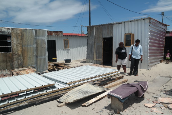 Thamara Hela and Thembi Ngcuka (CORC) during reconstruction 