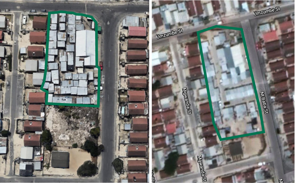 Look over California informal settlement before and during implementation 